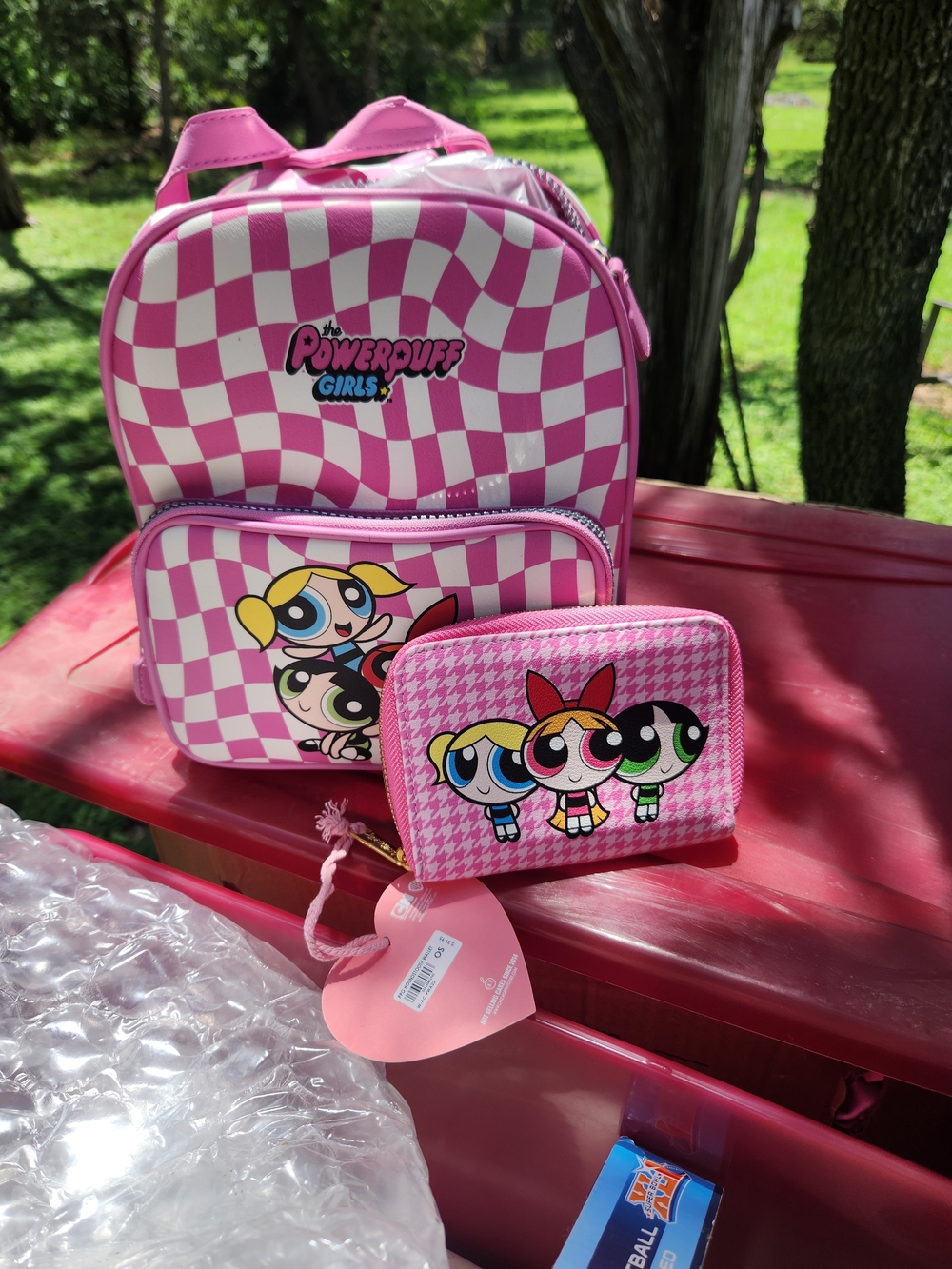NEW Loungefly Powerpuff Backpack And Matching Wallet